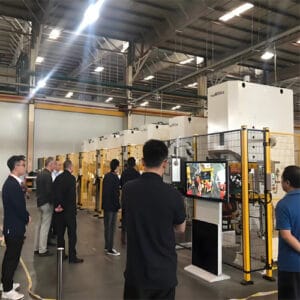 our workshop servo press machine