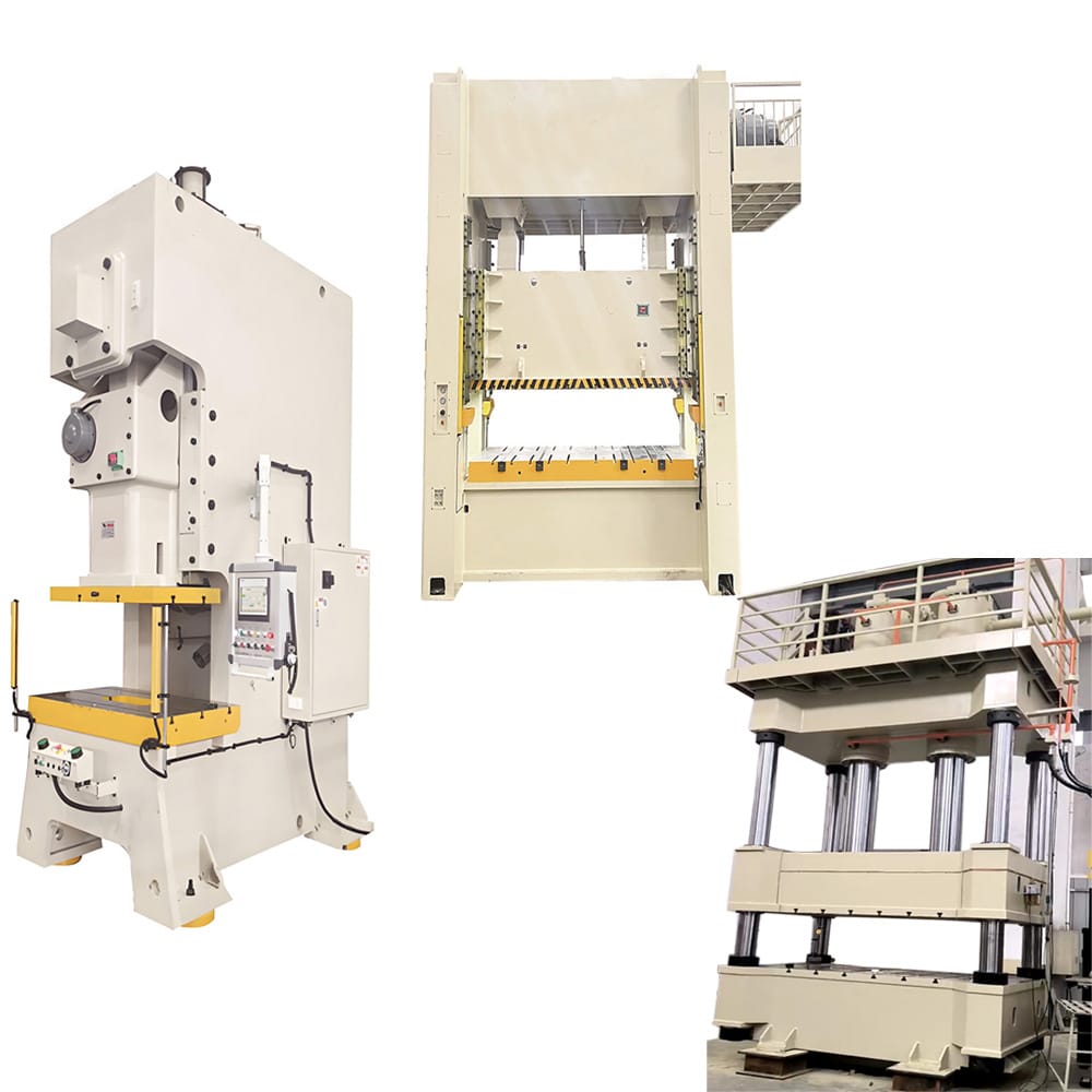 Punch Press Frame design including Straight-Wall (H-Frame), Gantry, Single-Column (C-Frame), Double-Column, Four-Column, and Toggle press frames